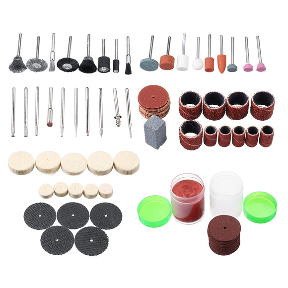 100Pcs Mini Rotary Tools Kit Electric Grinder Polishing Wheel Accessories Tools Kit