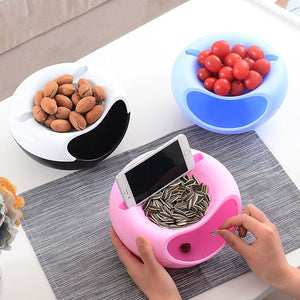 Honana HN-B20 Multifunction Storage Box Fruit Snacks Nut Holder Home Organizer Accessories