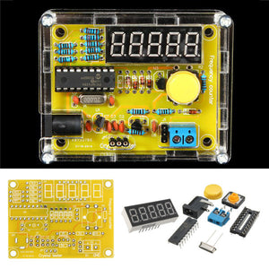 5Pcs DIY Frequency Tester 1Hz-50MHz Crystal Counter Meter With Housing Kit