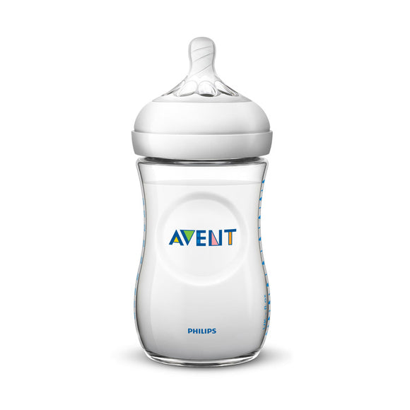 Avent 260ml BPA Free Natural Polypropylene Nursing Bottle Baby Feeding Cup Infant Nipple