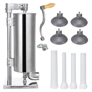 Vertical Sucker 4L Stainless Steel Sausage Filler Sausage Maker Sausage Syringe Meat Tool