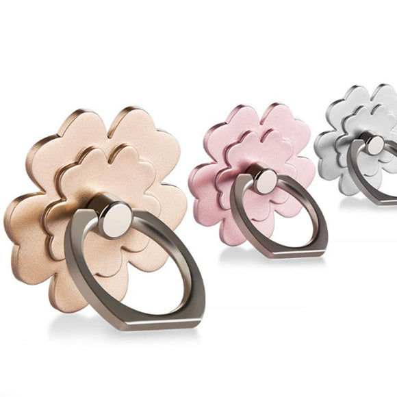 Flower Shape 360 Degree Rotation Finger Ring Stand Desktop Phone Holder for Samsung Xiaomi iPhone