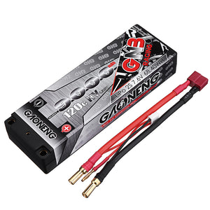 Gaoneng GNB 7.6V 9000mAh 120C 2S HV 4.35V Lipo Battery T Plug for 1/5 1/8 2WD 4WD Monster Truck Traxxas TRX-4 RC Car