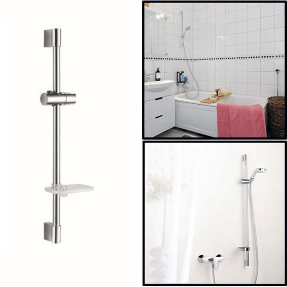 Bathroom Shower Head Lifting Rod Set with Soap Dish And Shower Head Holder