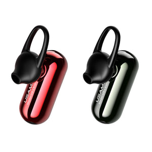 Usams US-LE001 Wireless bluetooth Earphone Mini Invisible Single Earbuds Handsfree Noise Cancelling Mic Headphone