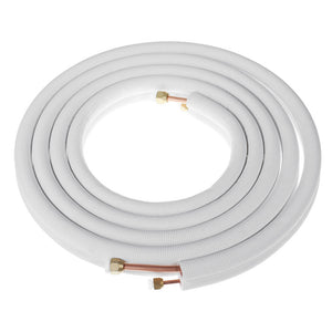 Insulation Pipe 5M White Embossing Air Conditioning Replacement Accessories Copper Line Set