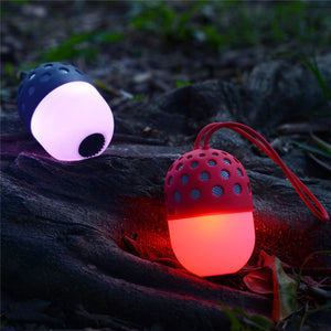 LED Colorful Mini Portable IPX4 Waterproof Hands-free Call Microphone Bluetooth Speaker