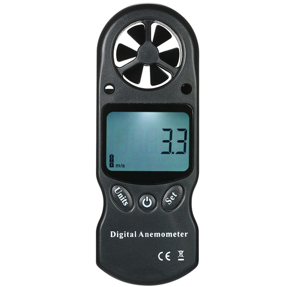 8 in 1 Handheld Digital Anemometer Wind Speed Temperature Humidity Tester