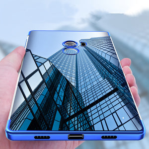 Bakeey Luxury Ultra-Thin Plating Soft TPU Protective Back Cover Case For Xiaomi Mi MIX 2