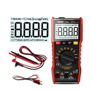 ANENG M20 True RMS 9999 Counts Dispaly Automatic Range Digital Multimeter AC/DC Current and Voltage Frequency Capacitance Diode Resistance Continuity Temperature Test