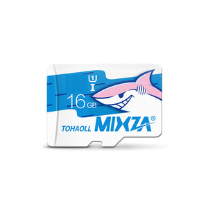 MIXZA Shark Edition Memory Card 16GB TF Card Class10 For Smartphone Camera MP3