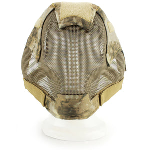 WOSPORT V6 Military Airsoft Paintball Tactical Protection Steel Mesh Full Face Mask