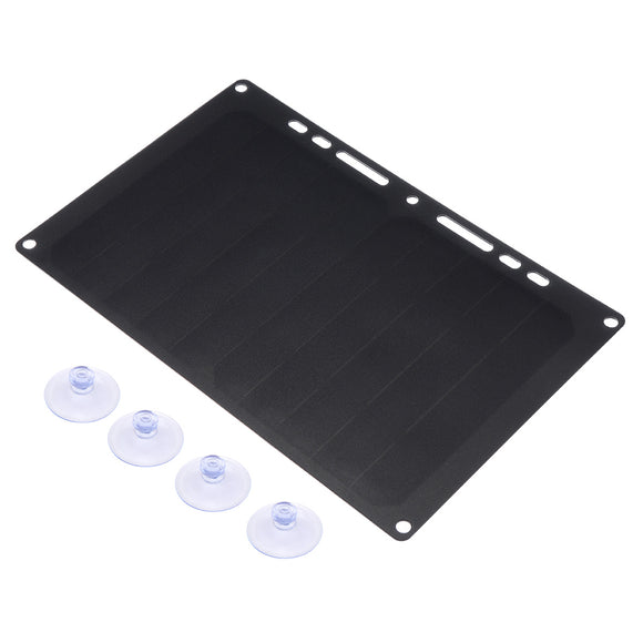 5V 10W Portable Ultra-thin Solar Panel Solar Power USB Charger with Sucker