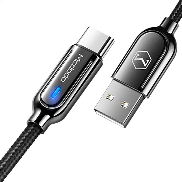 Mcdodo LED Display USB Type C Data Cable For Samsung Galaxy S10 S9 S8 Plus One Plus Fast Charging For HUAWEI Mate 20 Pro Phone