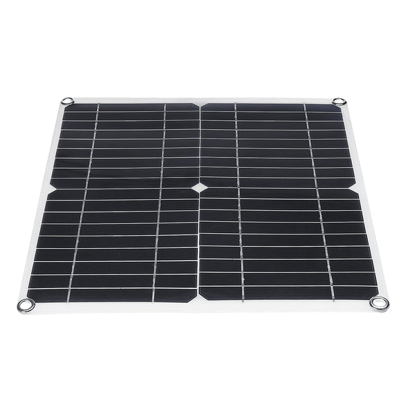 20W 360*330*3mm Monocrystalline Silicon Solar Panel with Crocodile Charging Clip + Sucker + Manual(English)