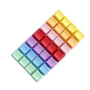 4Pcs a Set Blank R1 R2 R3 R4 Multiple Color PBT Thick OEM Profile Keycaps for Mechanical Keyboard