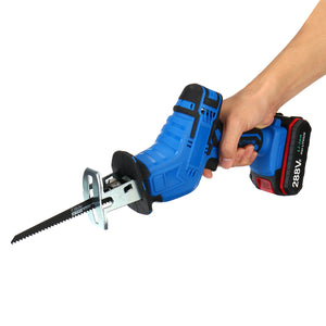 288VF Cordless Electric Saw Rechargeable Reciprocating Saw For Wood/Metal/Plastic Cutting Tool W/ None/1pc/2pcs Battery