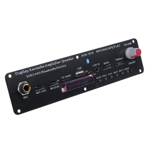 20W Bluetooth 5.0 Power Amplifier Audio Decoder Board 3.7V/5V Independent Reverberation Support FM AUX