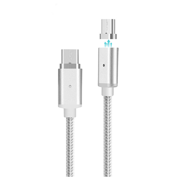 Bakeey USB Type-C 1M Magnetic Nylon Braided Data Charging Cable for Nexus Xiaomi Macbook Letv MEIZU