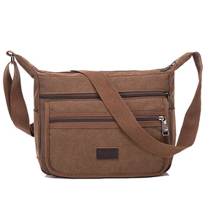 Men Women Large Capacity Travel Casual Shoulder Crossbody Bag for Ipad Mini