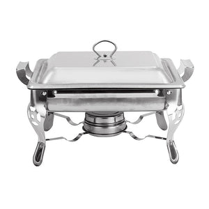 1PC 6L Thick Square Stainless Steel Buffet Stove For Cooking Food Constant Temperature Storage