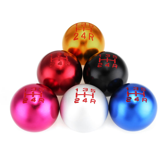 5Speed Universal Aluminum Round Ball Racing Car Manual Gear Shift Knob