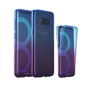 Gradient Color 360 Full Protective TPU Case for Samsung Galaxy S8