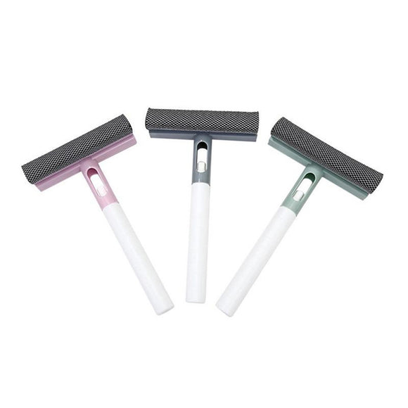 Spray Type Window Glass Cleaning Brush Glass Window Wiper Double-sided Glass Cleaning Tools