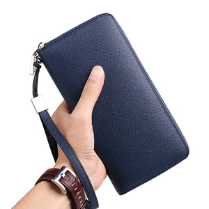 Ekphero RFID Blocking Secure Card Wallet Clutch Zip Card Holder Organizer Holds 35 Cards