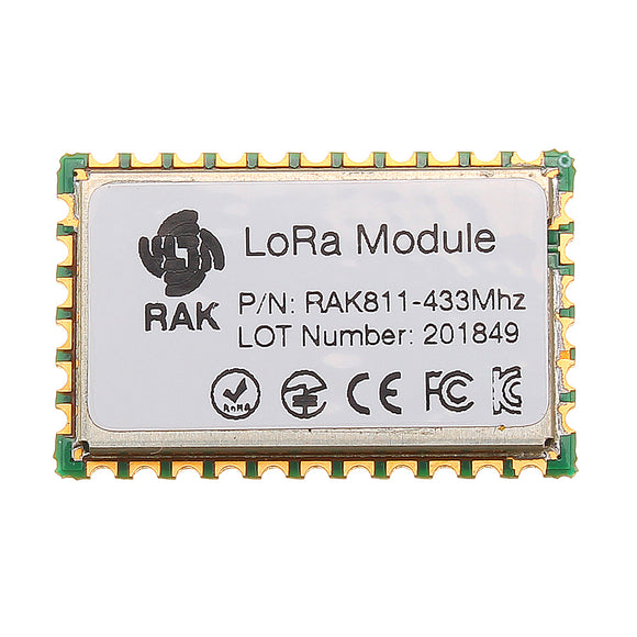 RAK811 LoRa Module SX1276 Wireless Communication Spread Spectrum WiFi 3000 Meters Support LoRaWAN Protocol