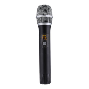 NASUM 48 Channel UHF Wireless Karaoke Microphone Handheld Mic with 6.35mm Plug Mini Receiver for home Conference Outdoor Party