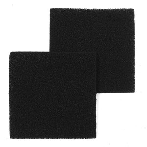 2Pcs Square Activated Carbon Filter Foam Sponge Air Impregnated Sheet 13cmx13cm