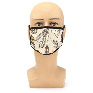 Motorcycle Dustproof Warm Mask printed Anti Cold Male And Female Masks