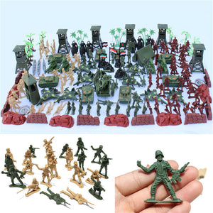 170 PCS Soldier Scene Model Set Toys For Kids Children Gift