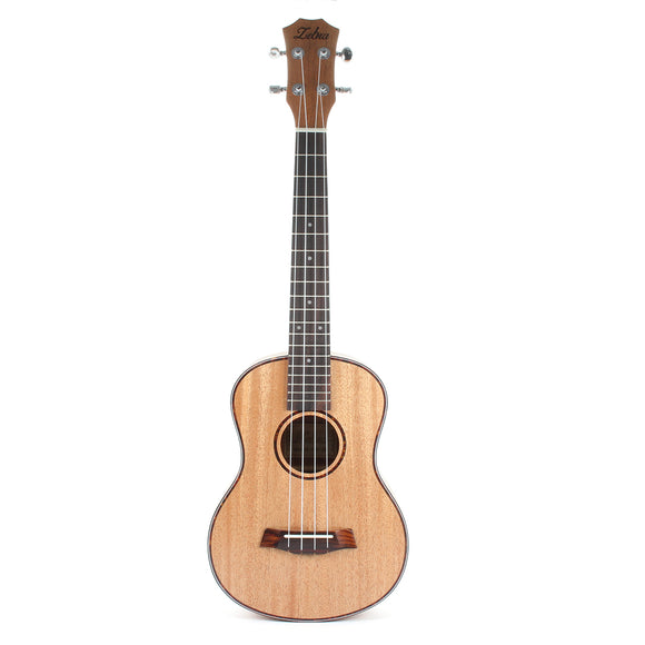 Zebra 23 26 Inch Swietenia Mahagoni Ukulele Musical Instrument Thick Package