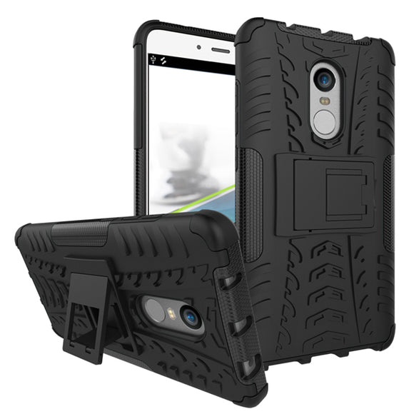 Hybrid Shockproof TPU+PC Armor Stand Holder Back Case Cover For Xiaomi Redmi Note 4