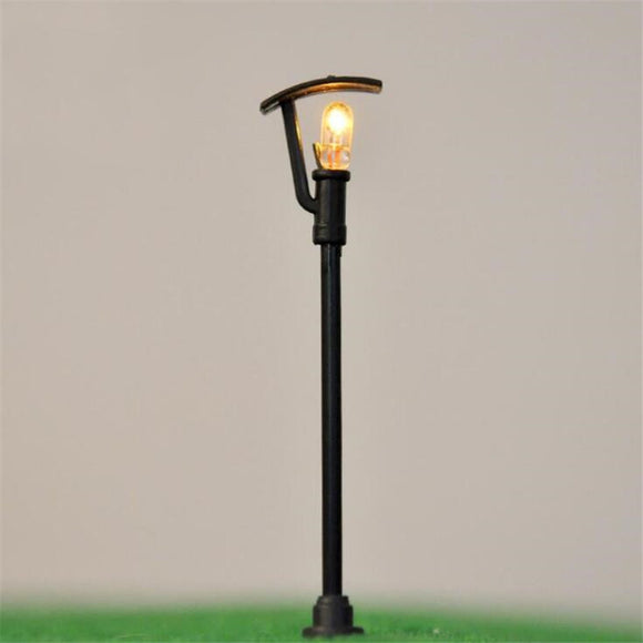 HO OO Scale 5Pcs 6V DIY Model LED Garden Light Street Lampost For Architecture Street Construction Sand Table Material