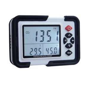 USB Carbon Dioxide CO2 Data Air Temperature Logger Humidity Meter Monitor LCD