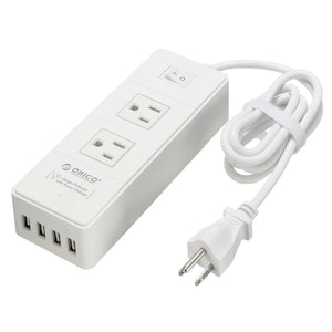 ORICO AC Outlet Power Socket Power Strip Surge Protector with 4 USB Charging Port US Plug