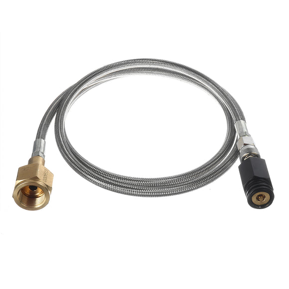 CGA320 W21.8 G5/8 Soda Maker External CO2 Tank Adapter Hose for Soda Stream