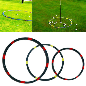 2/3/6ft Portable Eyeline Golf Target Circle Sports Swing Training Aid Practice Golf Tool Accessories