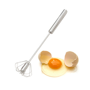 KCASA KC-EW089 Stainless Steel Semi-automatic Whisk Egg Beater Mixer Stirrer Foamer Kitchen Tools