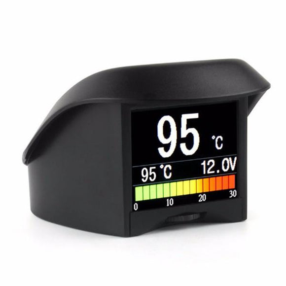 Auto Multifunctions OBD A202 Water Temperature Gauge Digital Voltage Meter Tachometer Speed Meter