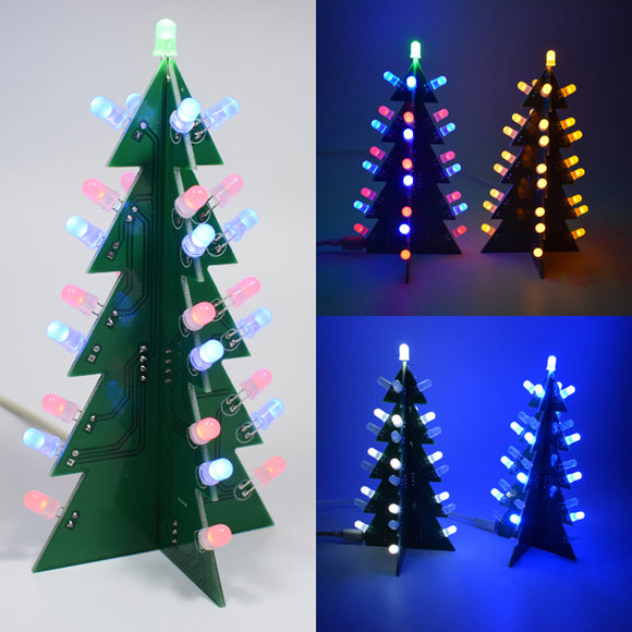 Geekcreit DIY Star Effect 3D LED Decorative Christmas Tree Kit