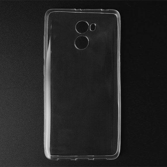 Ultra Thin Transparent TPU Soft Back Case Cover For Xiaomi Redmi 4 2GB RAM 16GB ROM Version