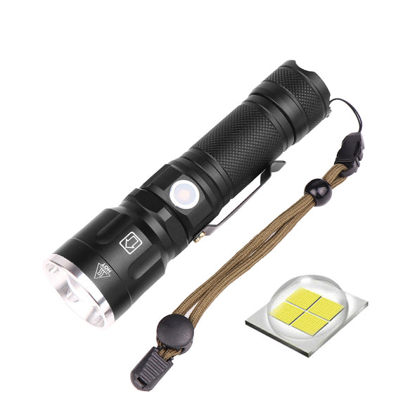 XANES 09-P50 XHP 50 5Modes Telescopic Zoomable USB Rechargeable LED Flashlight 18650/26650 LED Torch