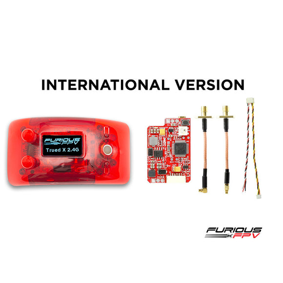 FuriousFPV 2.4Ghz Combo TrueD-X International+VTX Long R ange 2.4G Clarity Redefined FPV Receiver for Fatshark H.DO Dominator V1 V2 V3 FPV Goggles