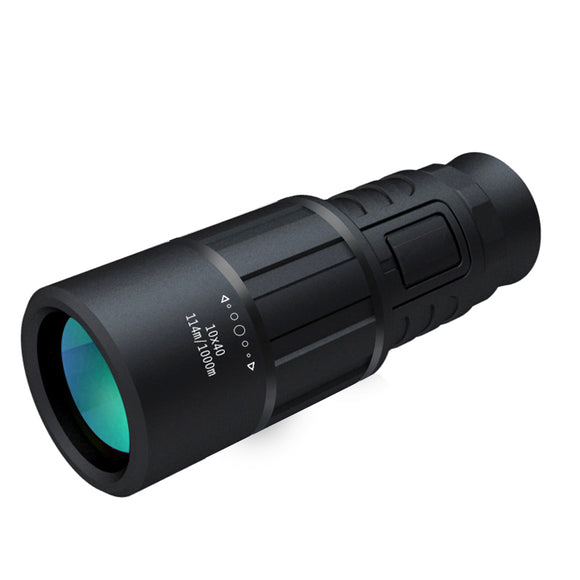 IPRee HD 10x40 Monocular Telescope with Mobile Phone Stand BAK-4 Traveler Handy Optic Lens Eyepiece