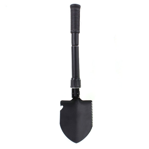 Hewolf Mini Folding Shovel Multifunctional Camping Survival Trowel Spade Pick Saw