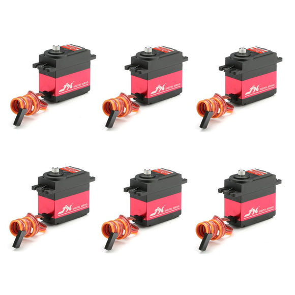 6PCS JX PDI-6221MG 20KG Large Torque Digital Standard Servo For RC Model